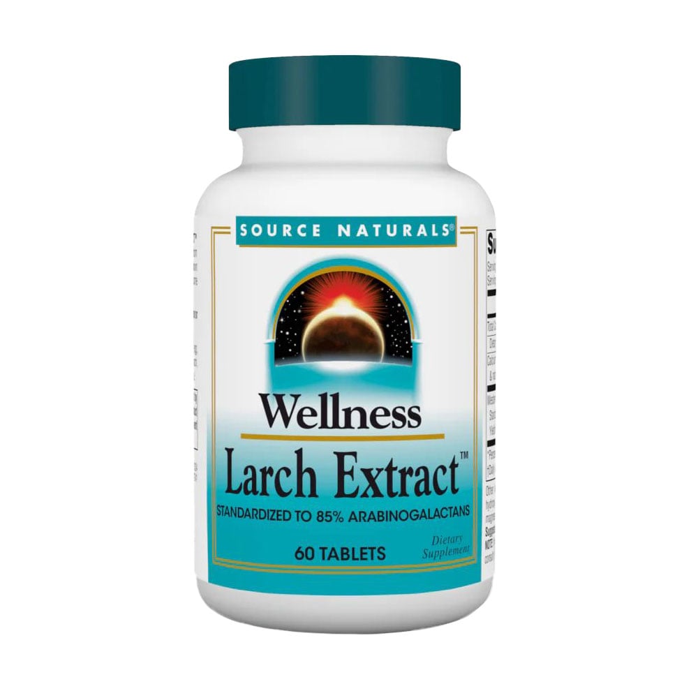 Екстракт модрини Source Naturals Wellness Larch Extract, 60 таблеток